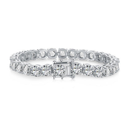 [Max Jewelry ]0.75 Carat Dazzling Round Cut Wedding Bracelet
