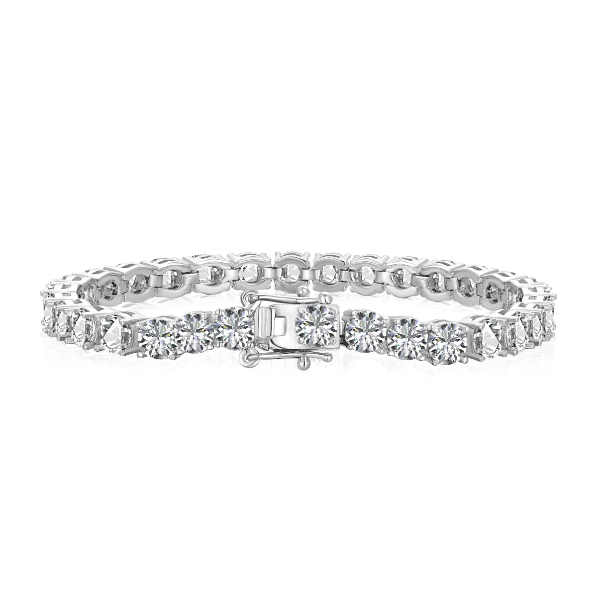 [Max Jewelry ]Ornate Sparkling Round Cut Wedding Bracelet