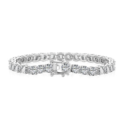 [Max Jewelry ]Ornate Sparkling Round Cut Wedding Bracelet