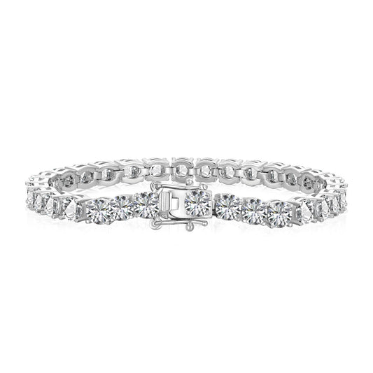 [Max Jewelry ]Ornate Sparkling Round Cut Wedding Bracelet