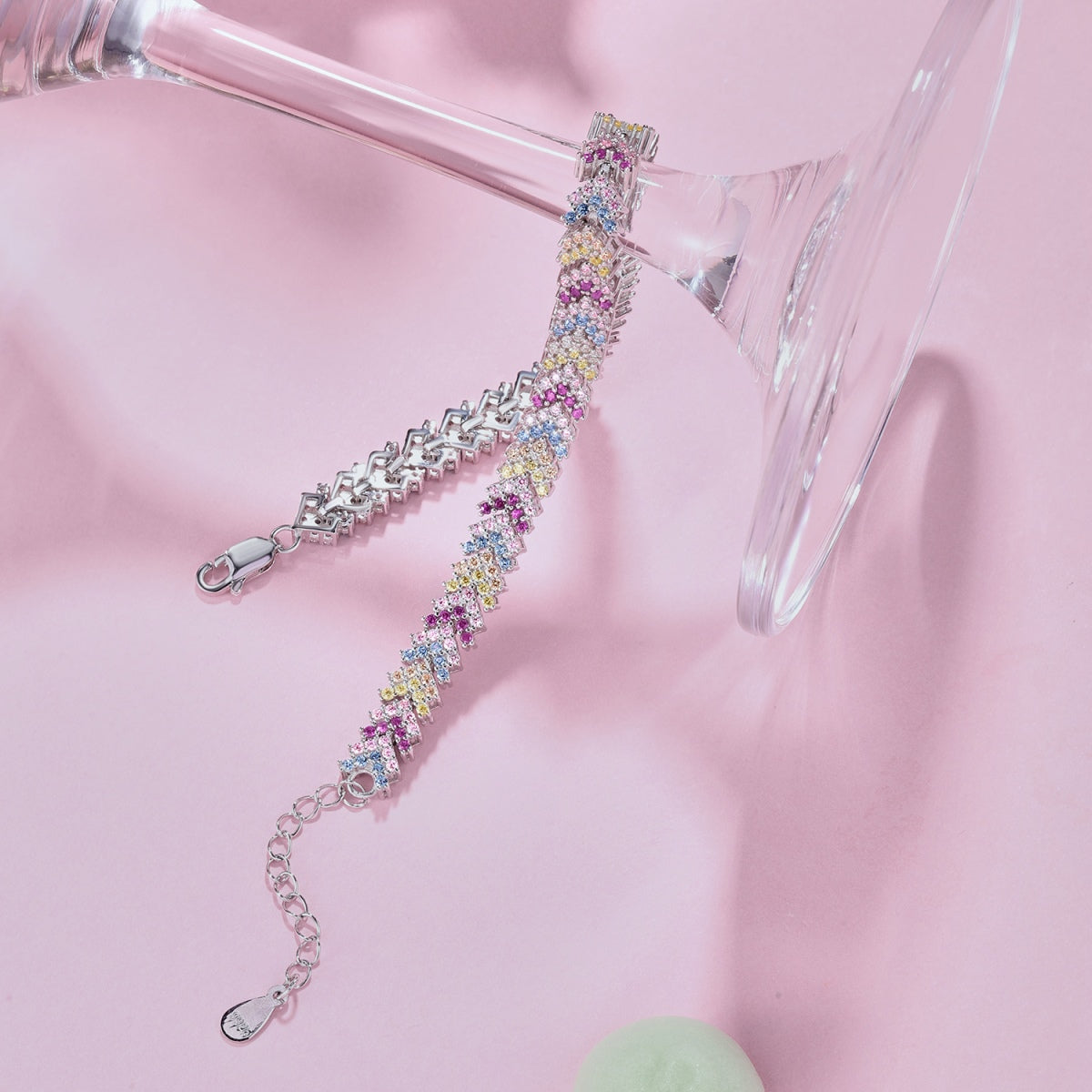 [Max Jewelry ]Ornate Sparkling Round Cut Party Bracelet