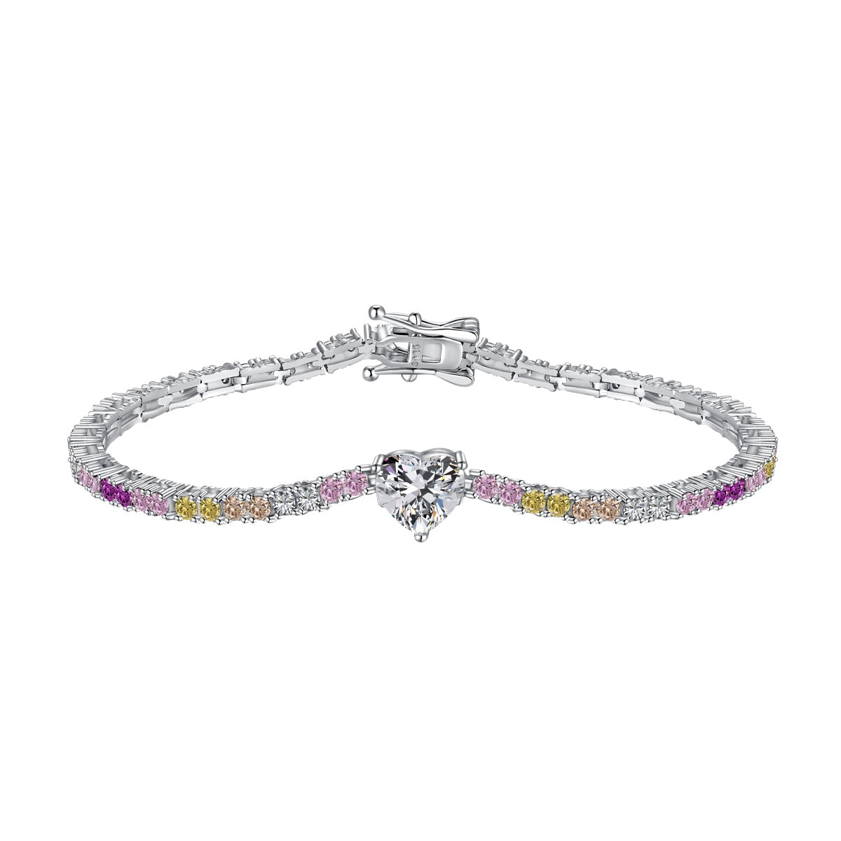 [Max Jewelry ]Delicate Romantic Heart Shape Lover Bracelet