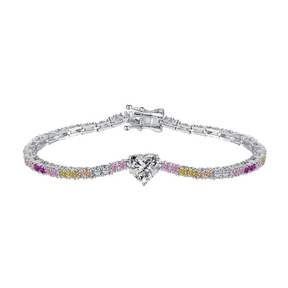 [Max Jewelry ]Delicate Romantic Heart Shape Lover Bracelet