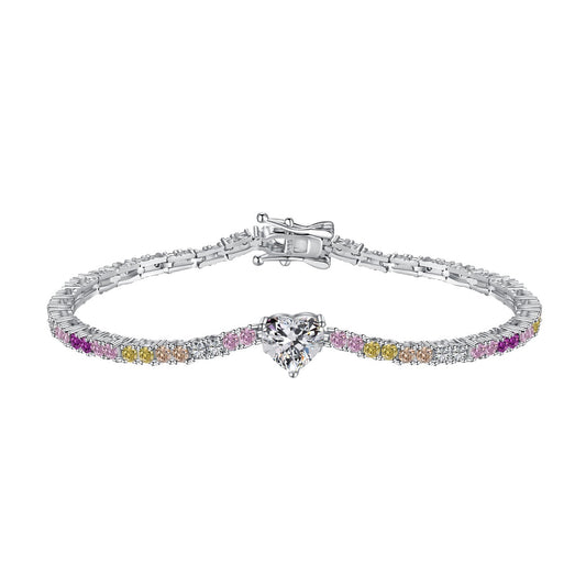 [Max Jewelry ]Delicate Romantic Heart Shape Lover Bracelet