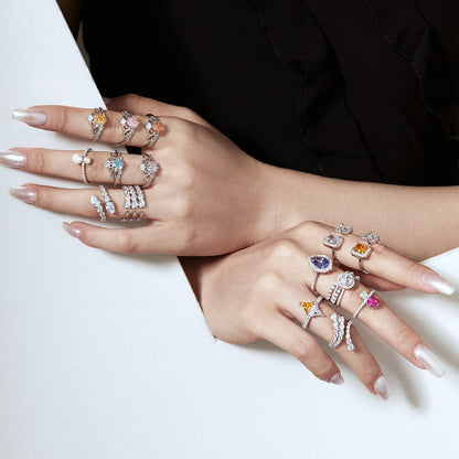 [Max Jewelry ]Unique Vivid Snake Shape Daily Ring