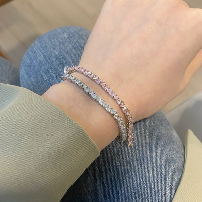 [Max Jewelry ]Dazzling Romantic Heart Shape Lover Bracelet