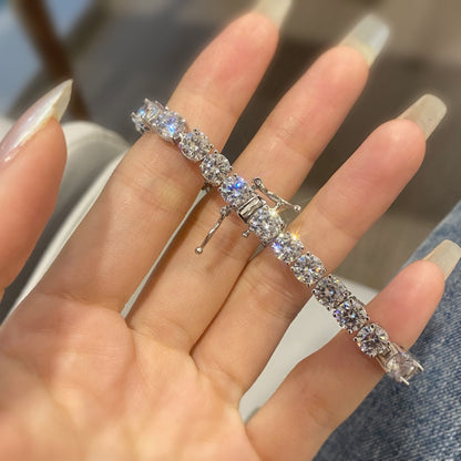 [Max Jewelry ]0.75 Carat Dazzling Round Cut Wedding Bracelet