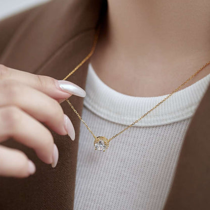 [Max Jewelry ]Luxurious Round Cut Necklace