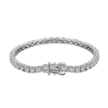 [Max Jewelry ]Luxurious Ornate Round Cut Tennis Bracelet