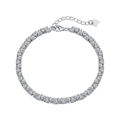 [Max Jewelry ]Dazzling Romantic Heart Shape Lover Bracelet