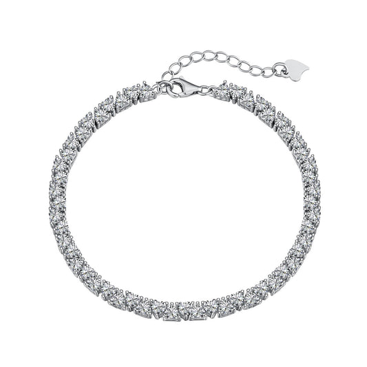 [Max Jewelry ]Dazzling Romantic Heart Shape Lover Bracelet
