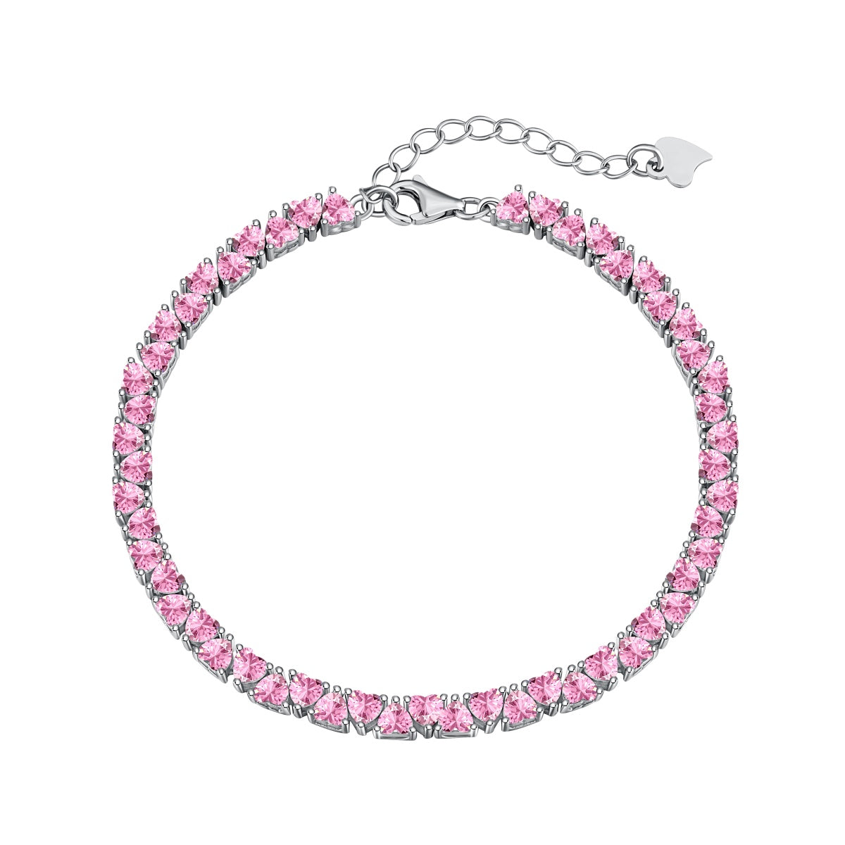 [Max Jewelry ]Dazzling Romantic Heart Shape Lover Bracelet