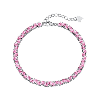 [Max Jewelry ]Dazzling Romantic Heart Shape Lover Bracelet