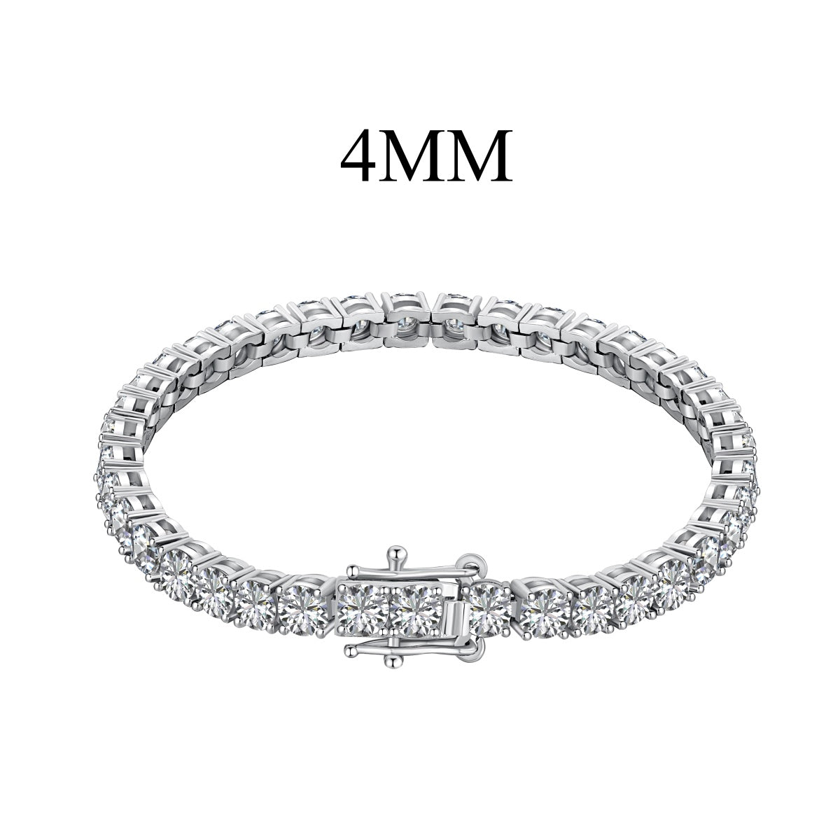 [Max Jewelry ]Radiant Colorful Round Cut Party Bracelet