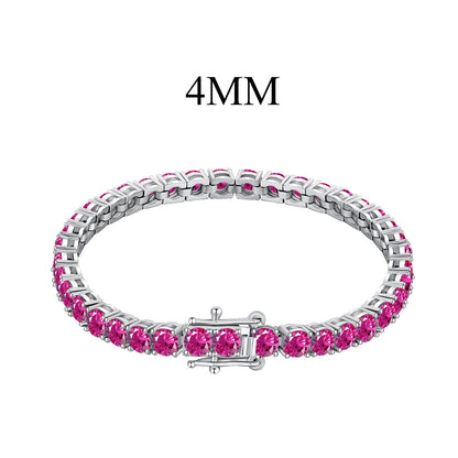 [Max Jewelry ]Radiant Colorful Round Cut Party Bracelet