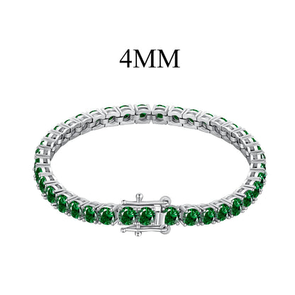 [Max Jewelry ]Radiant Colorful Round Cut Party Bracelet