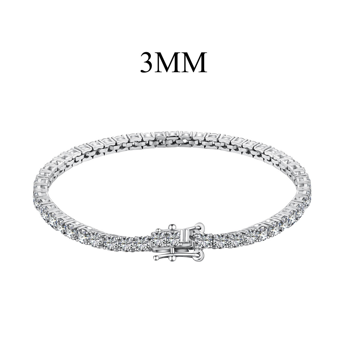 [Max Jewelry ]Radiant Colorful Round Cut Party Bracelet