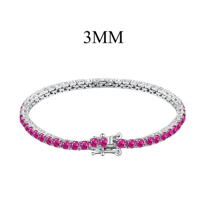 [Max Jewelry ]Radiant Colorful Round Cut Party Bracelet