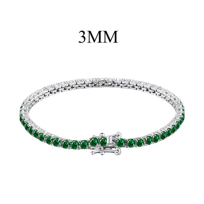 [Max Jewelry ]Radiant Colorful Round Cut Party Bracelet