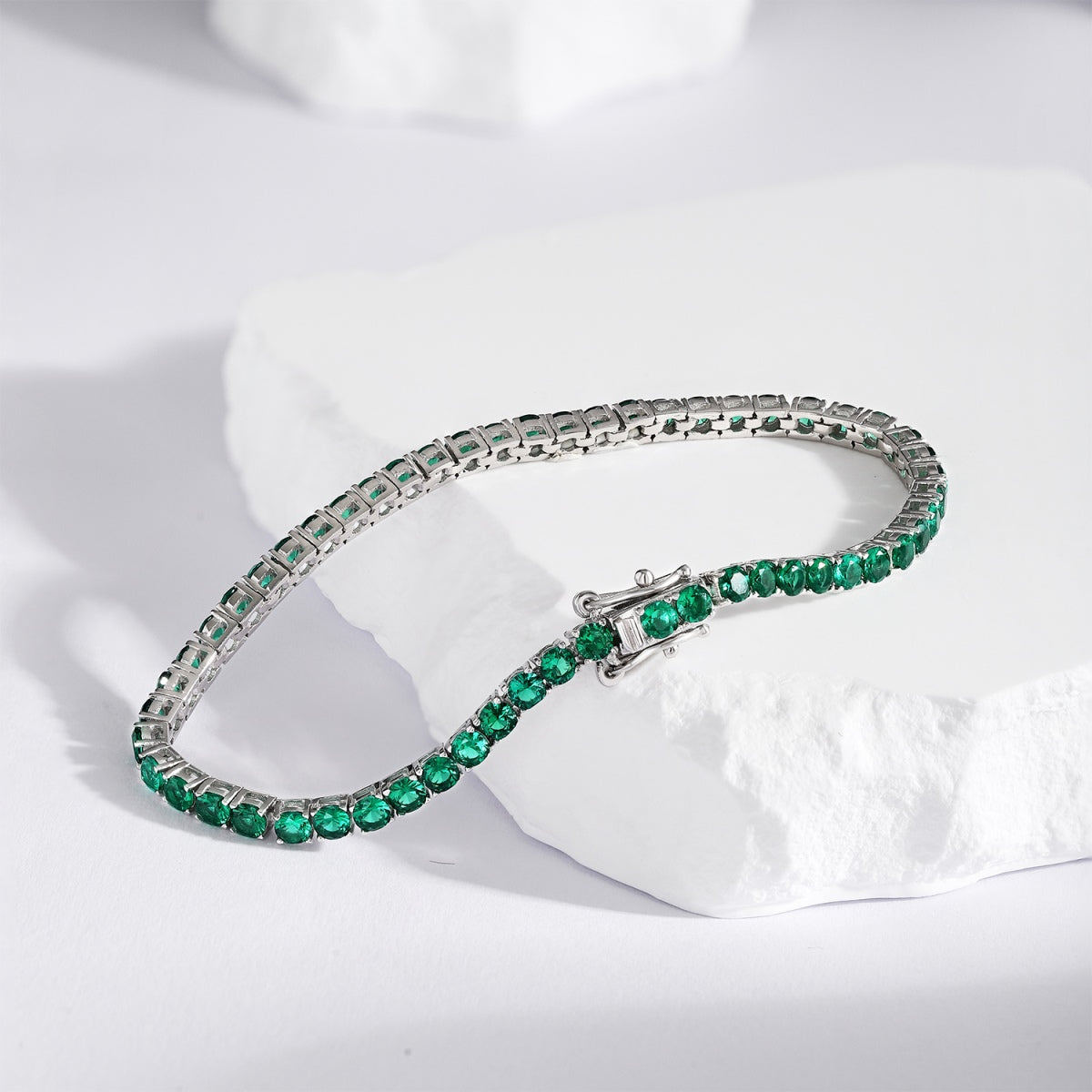 [Max Jewelry ]Radiant Colorful Round Cut Party Bracelet