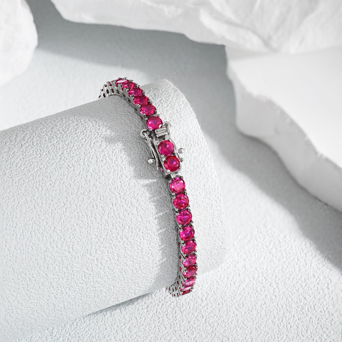[Max Jewelry ]Radiant Colorful Round Cut Party Bracelet