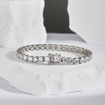 [Max Jewelry ]Ornate Sparkling Round Cut Wedding Bracelet