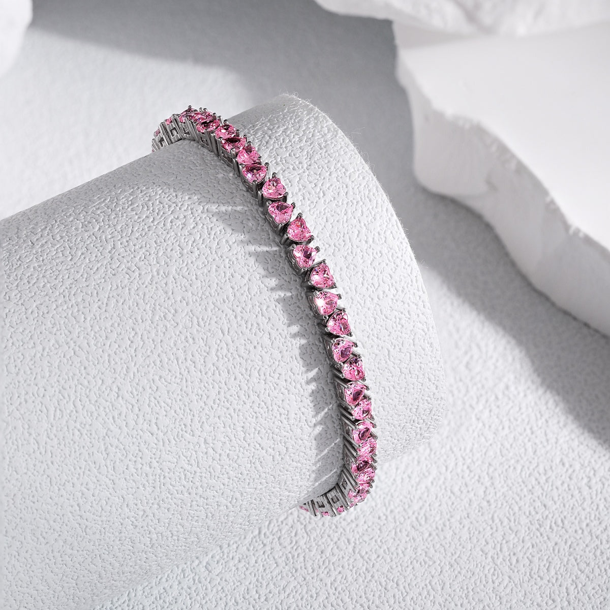 [Max Jewelry ]Dazzling Romantic Heart Shape Lover Bracelet