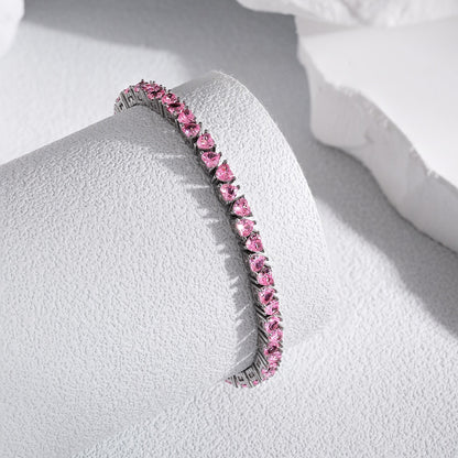 [Max Jewelry ]Dazzling Romantic Heart Shape Lover Bracelet
