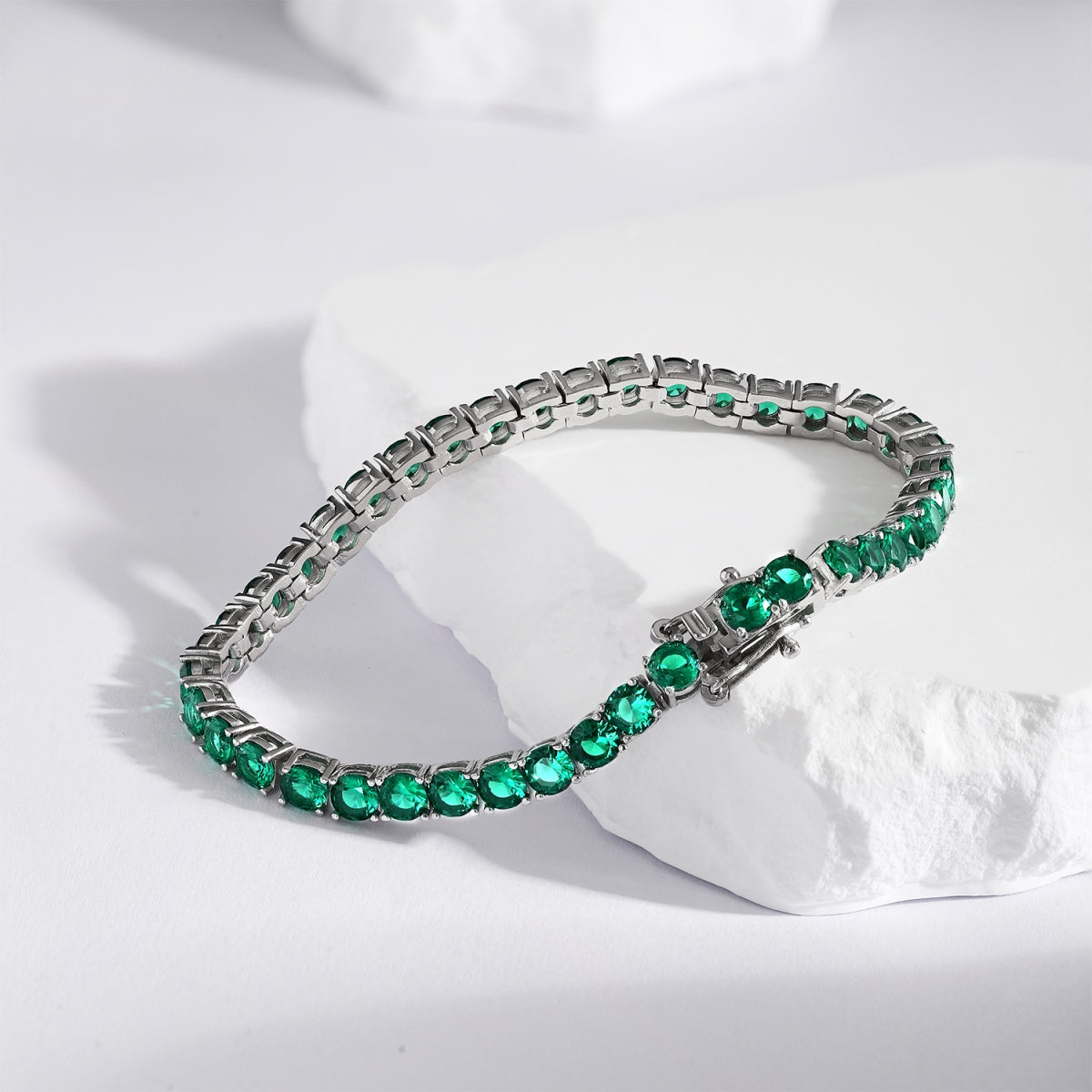 [Max Jewelry ]Radiant Colorful Round Cut Party Bracelet