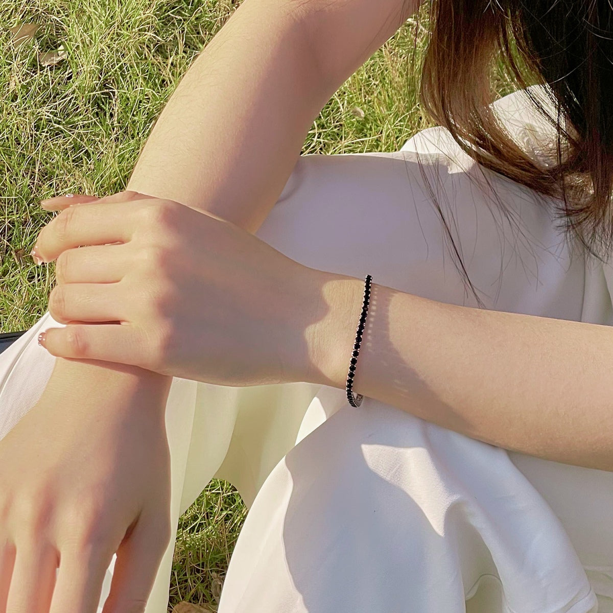 [Max Jewelry ]Radiant Colorful Round Cut Party Bracelet
