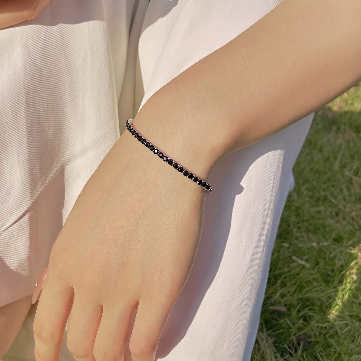 [Max Jewelry ]Radiant Colorful Round Cut Party Bracelet