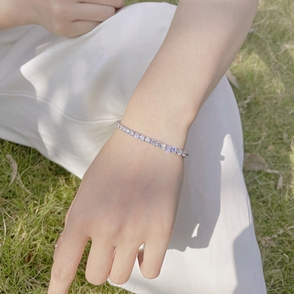 [Max Jewelry ]Radiant Colorful Round Cut Party Bracelet