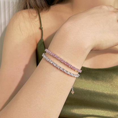 [Max Jewelry ]Dazzling Romantic Heart Shape Lover Bracelet