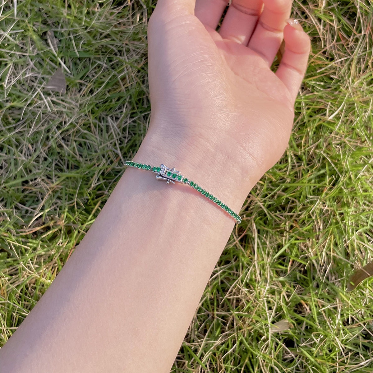 [Max Jewelry ]Radiant Colorful Round Cut Party Bracelet