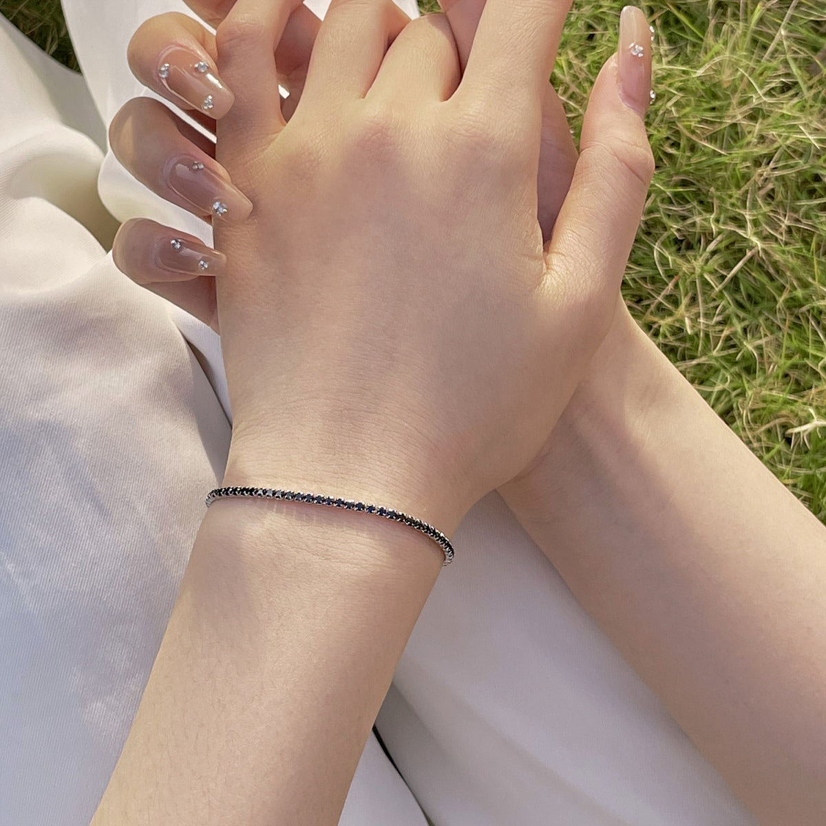 [Max Jewelry ]Radiant Colorful Round Cut Party Bracelet