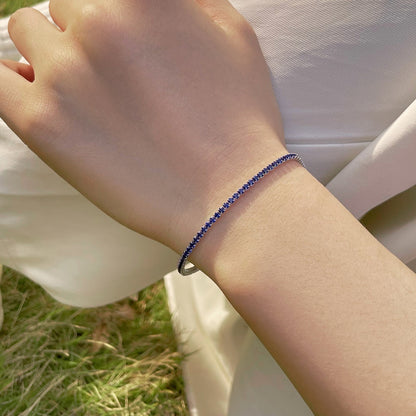 [Max Jewelry ]Radiant Colorful Round Cut Party Bracelet