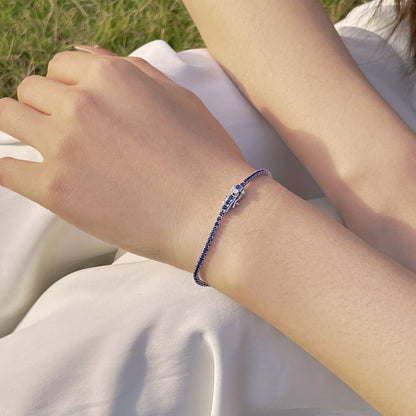 [Max Jewelry ]Radiant Colorful Round Cut Party Bracelet