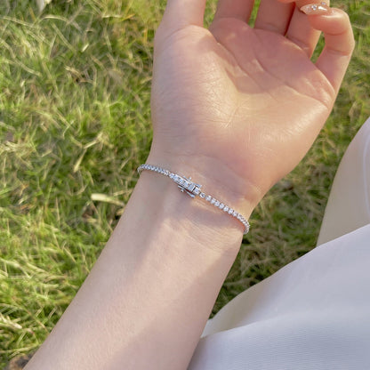 [Max Jewelry ]Radiant Colorful Round Cut Party Bracelet
