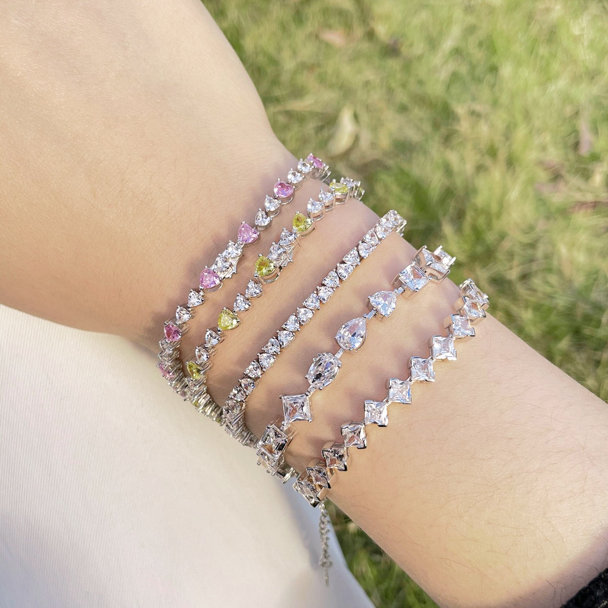 [Max Jewelry ]Unique Exquisite Multi Cut Daily Bracelet