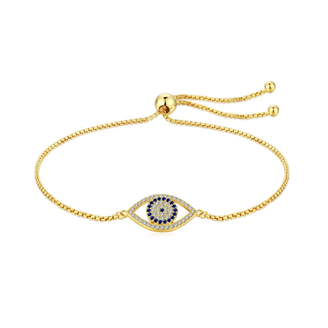 [Max Jewelry ]Dazzling Eye Shape Necklace