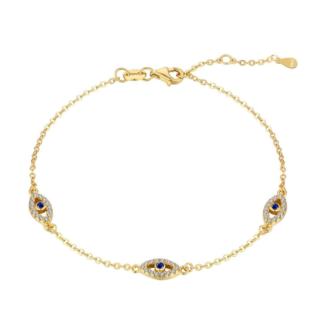 [Max Jewelry ]Evil Eye Shape Pendent Necklace