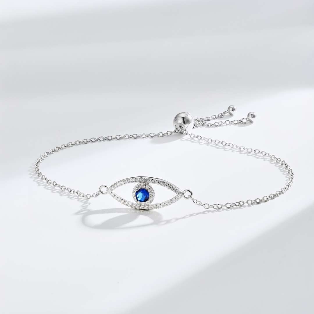[Max Jewelry ]Devil's Eye Hollow Design Bracelet