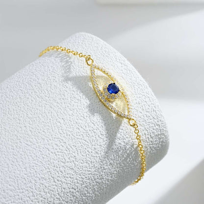 [Max Jewelry ]Devil's Eye Hollow Design Bracelet