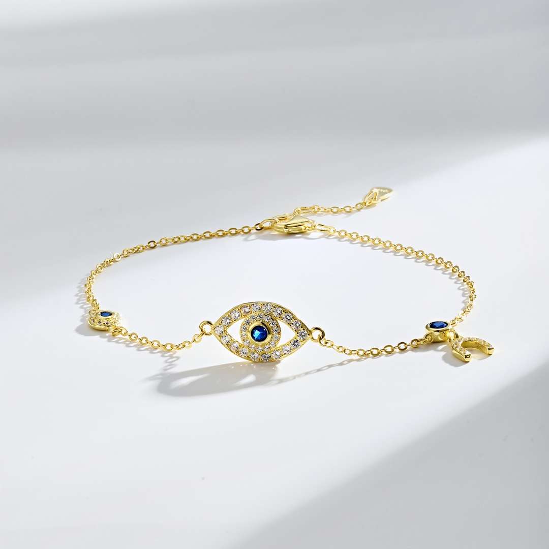 [Max Jewelry ]Dainty Eye Shape Necklace