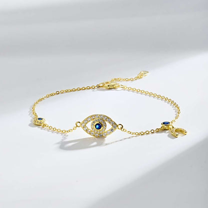[Max Jewelry ]Dainty Eye Shape Necklace