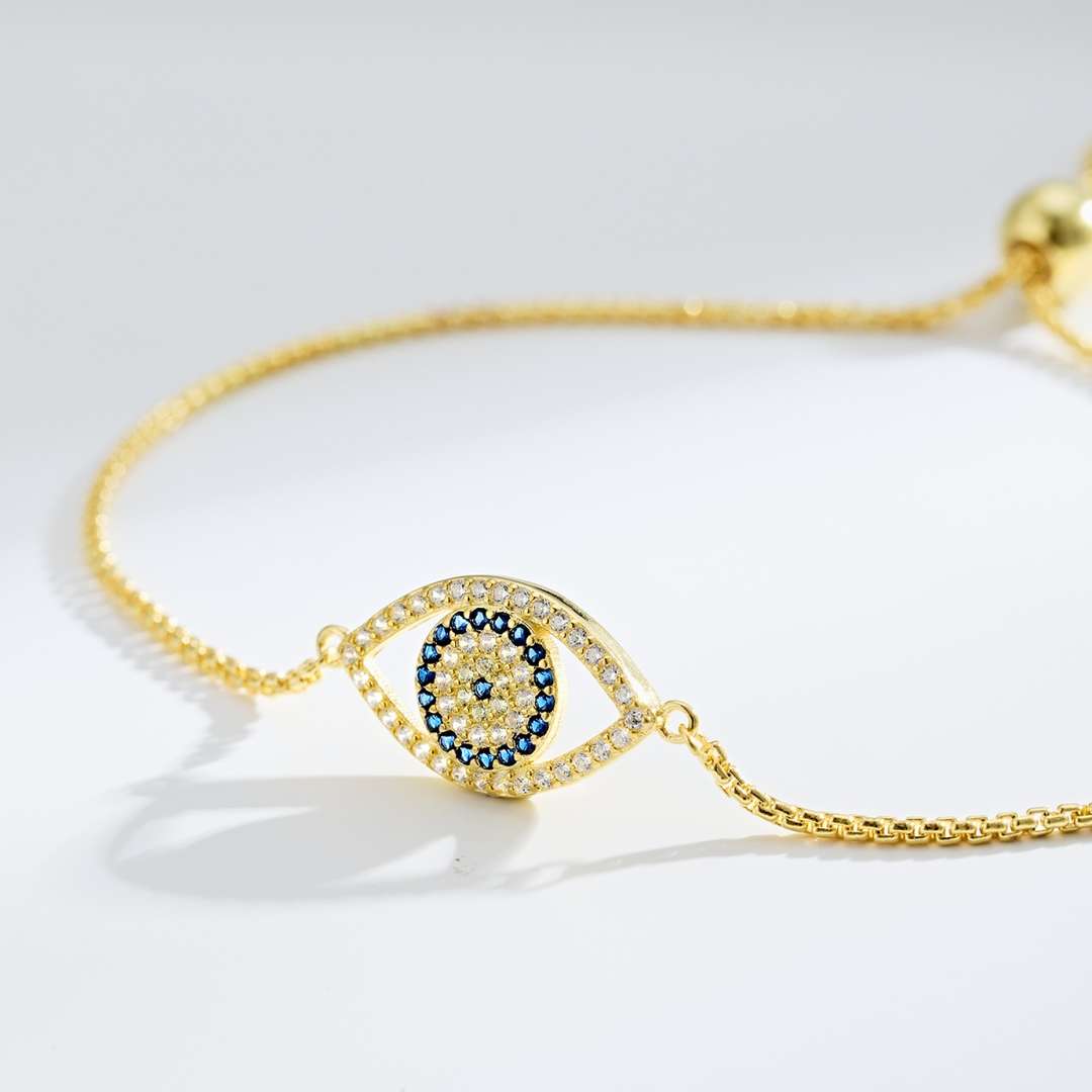 [Max Jewelry ]Dazzling Eye Shape Necklace