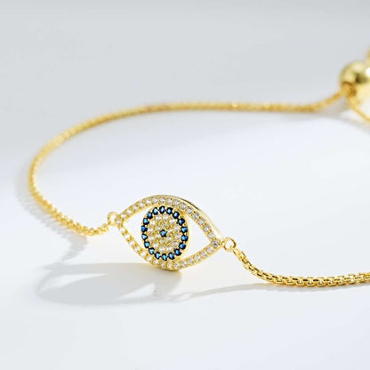 [Max Jewelry ]Dazzling Eye Shape Necklace