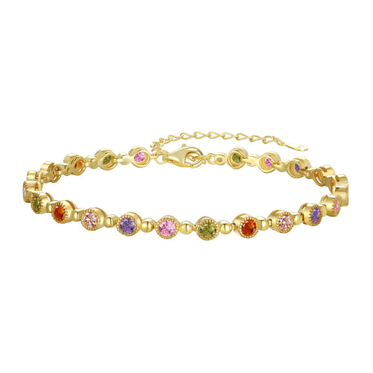 [Max Jewelry ]Sparkling Exquisite Round Cut Party Bracelet