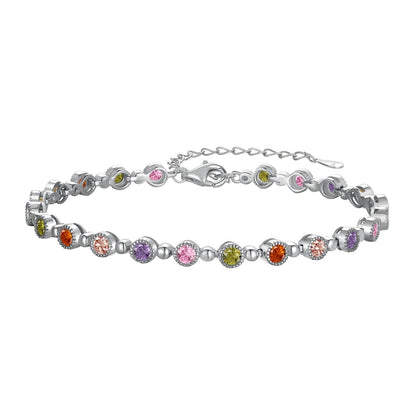 [Max Jewelry ]Sparkling Exquisite Round Cut Party Bracelet