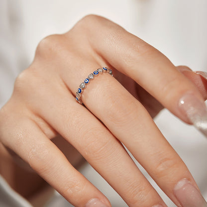 [Max Jewelry ]Radiant Colorful Round Shape Daily Ring